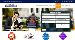 Desktop Screenshot of getmyassignment.com